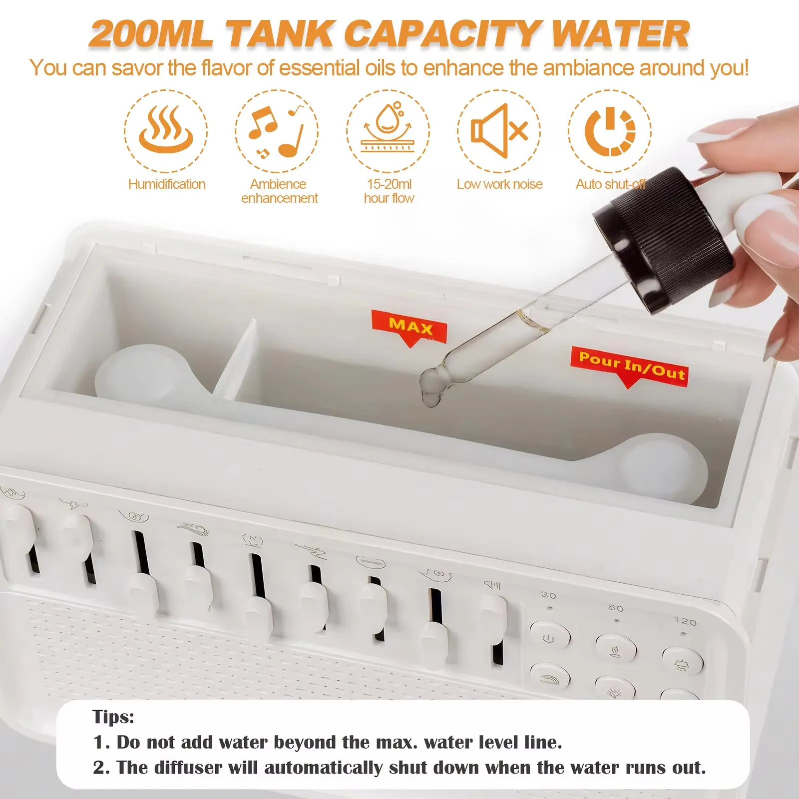 White Noise Night Light Humidifier