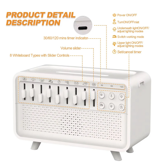 White Noise Night Light Humidifier