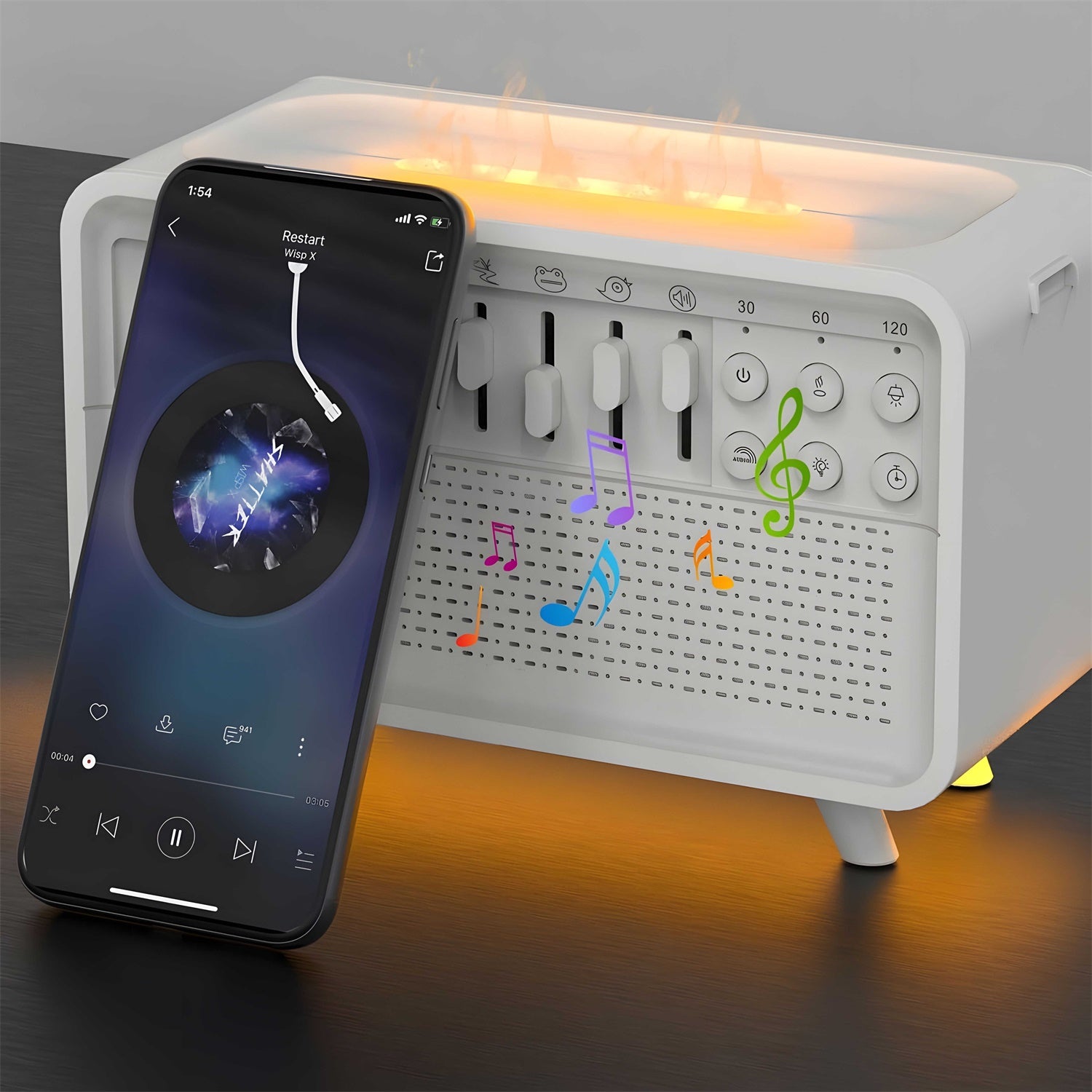 White Noise Night Light Humidifier